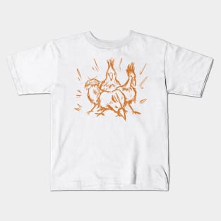 The Bad Birds (Orange) Kids T-Shirt
